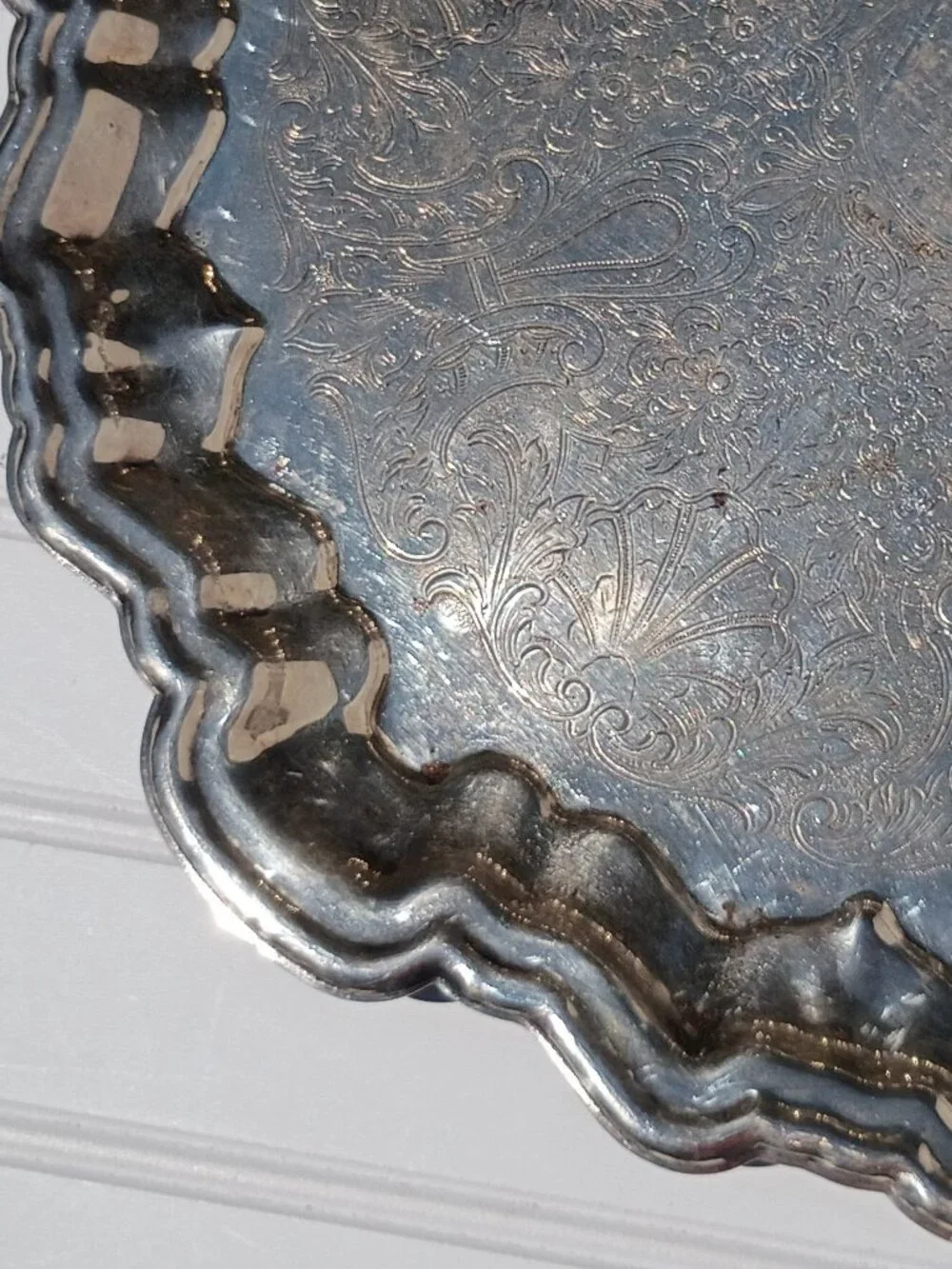 Vintage Silverplate Serving Tray Platter 16
